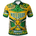 wallabies-rugby-polo-shirt-custom-super-kangaroo-rugby-ball-mascot-aboriginal-style-polo-shirt