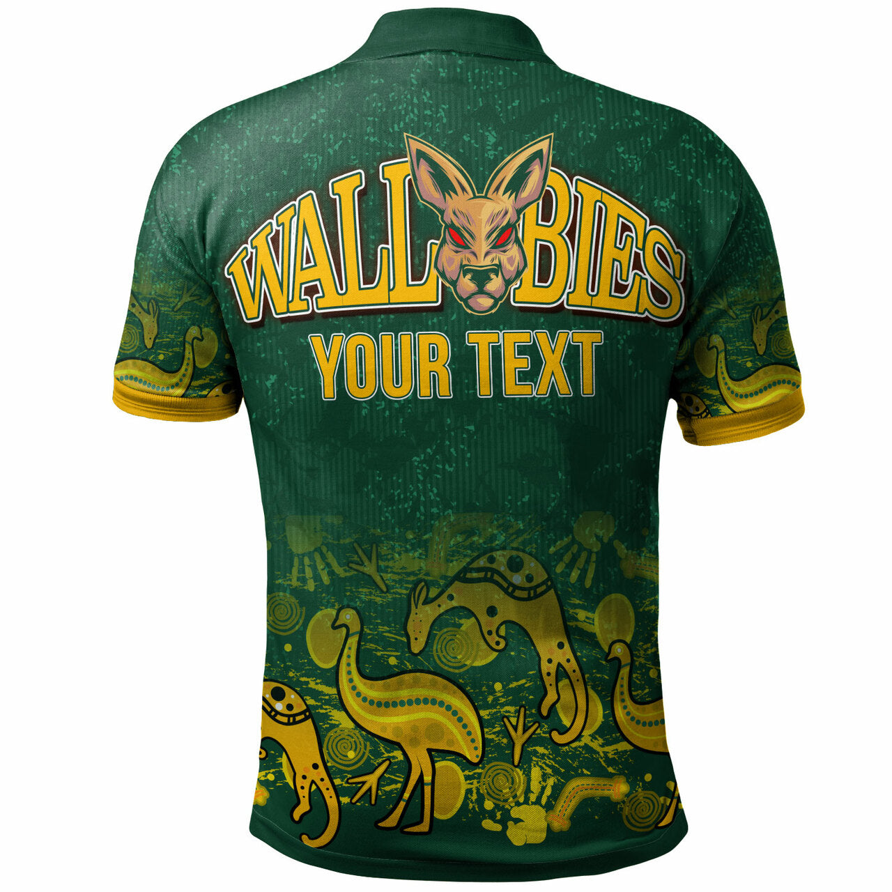 wallabies-rugby-polo-shirt-custom-wallabies-aboriginal-with-animals-polo-shirt