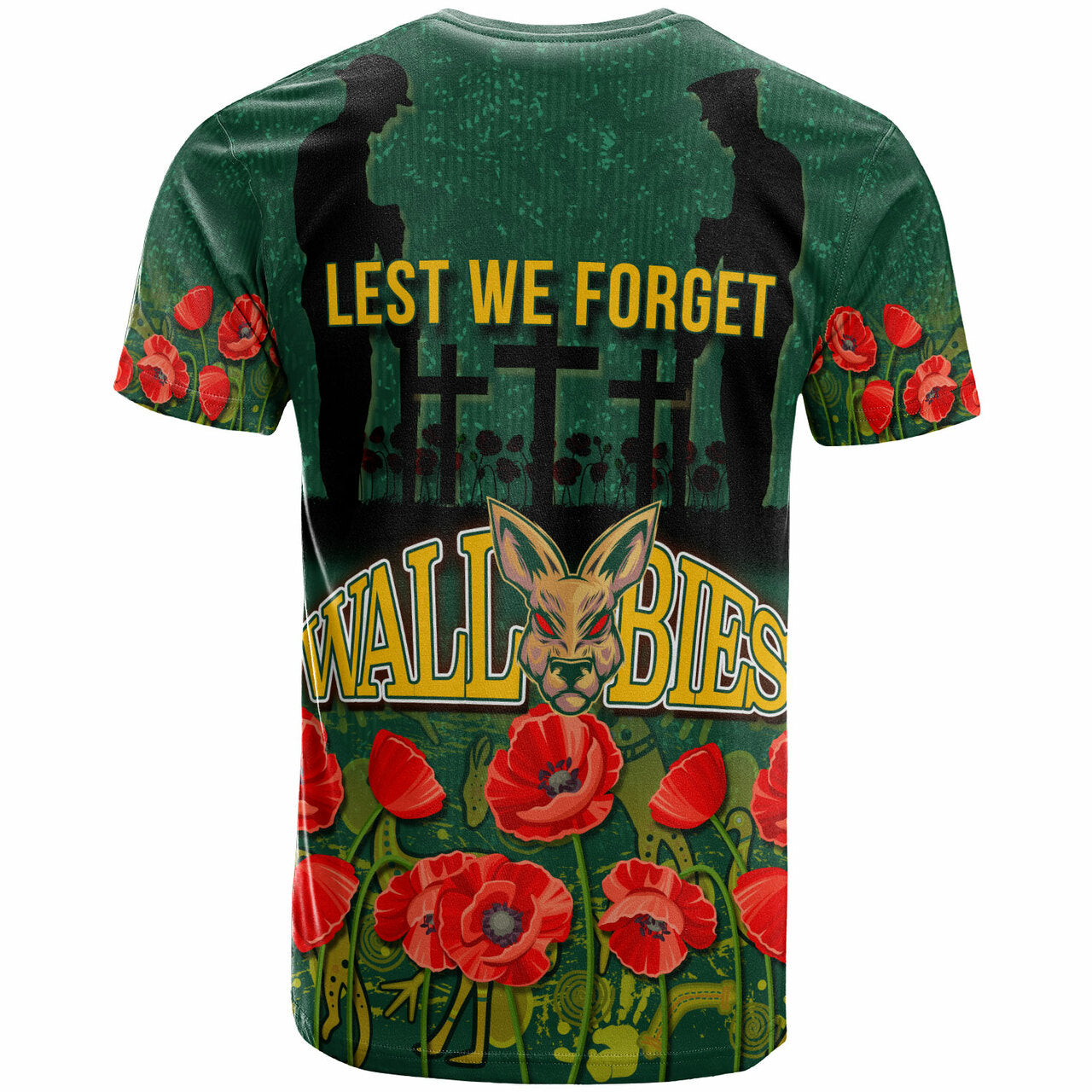 wallabies-rugby-t-shirt-custom-anzac-wallabies-aboriginal-with-animals-t-shirt