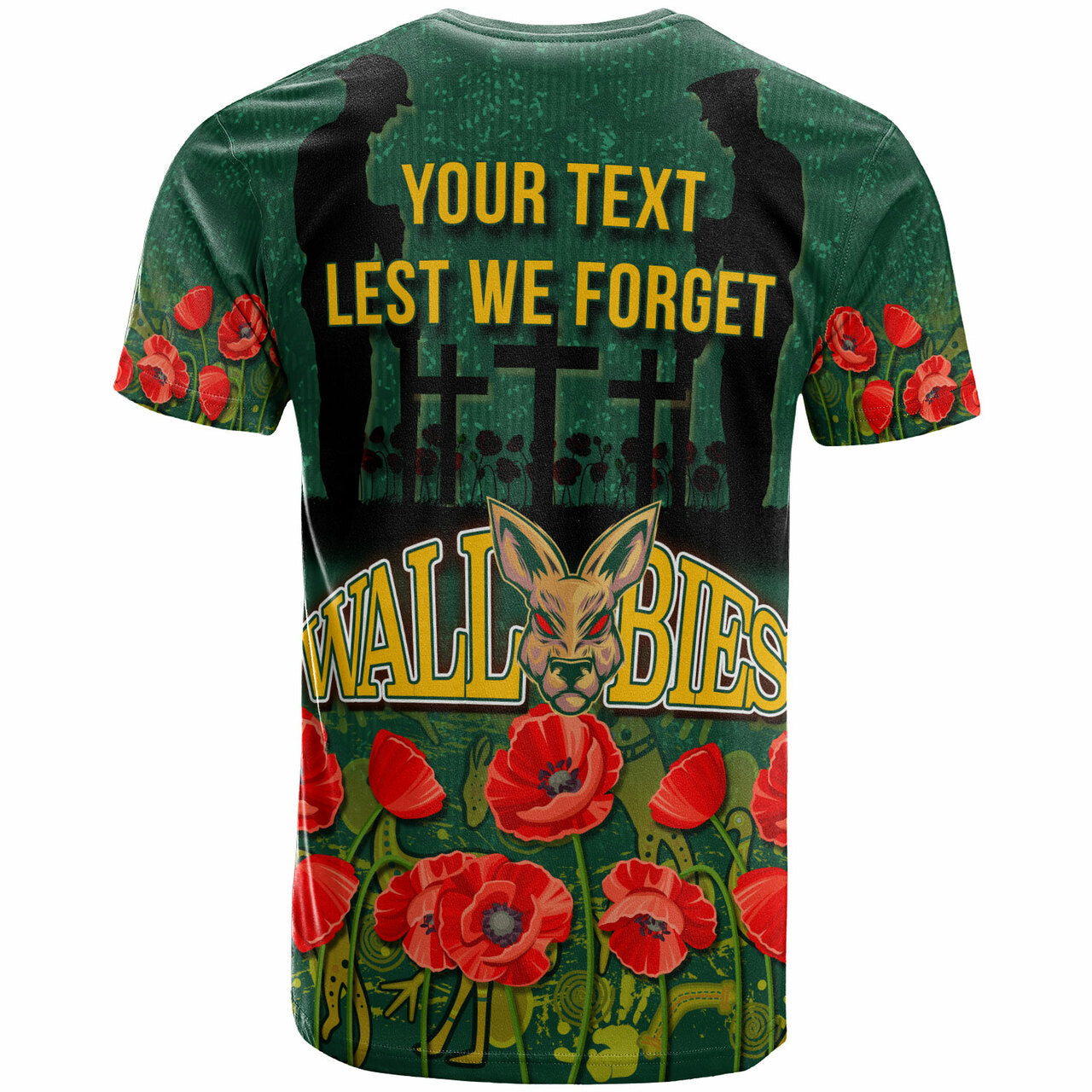 wallabies-rugby-t-shirt-custom-anzac-wallabies-aboriginal-with-animals-t-shirt