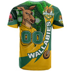 wallabies-rugby-t-shirt-custom-kangaroo-rugby-ball-aboriginal-curve-style-t-shirt