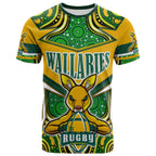 wallabies-rugby-t-shirt-custom-super-kangaroo-rugby-ball-mascot-aboriginal-style-t-shirt