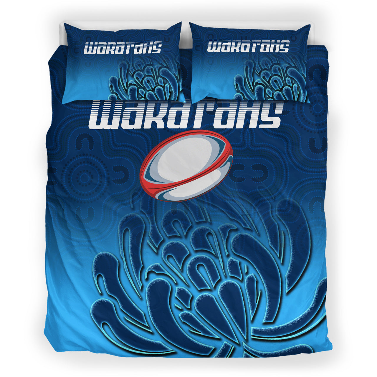 waratahs-rugby-bedding-set-custom-australian-native-flowers-bedding-set-1