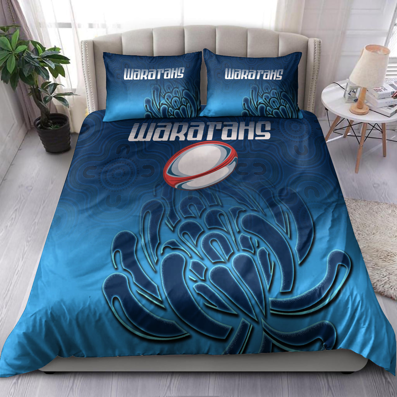 waratahs-rugby-bedding-set-custom-australian-native-flowers-bedding-set-1