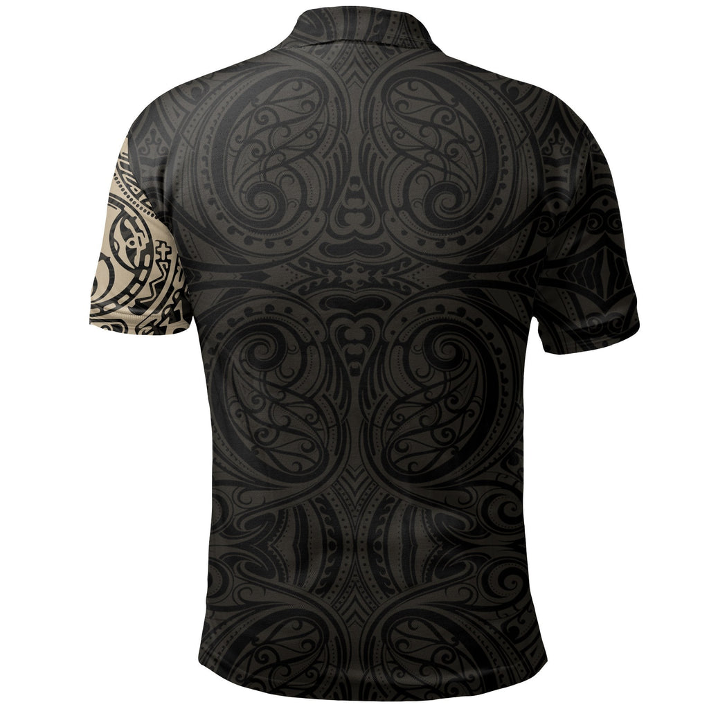 new-zealand-maori-polo-shirt-maori-warrior-tattoo-golf-shirts-tan