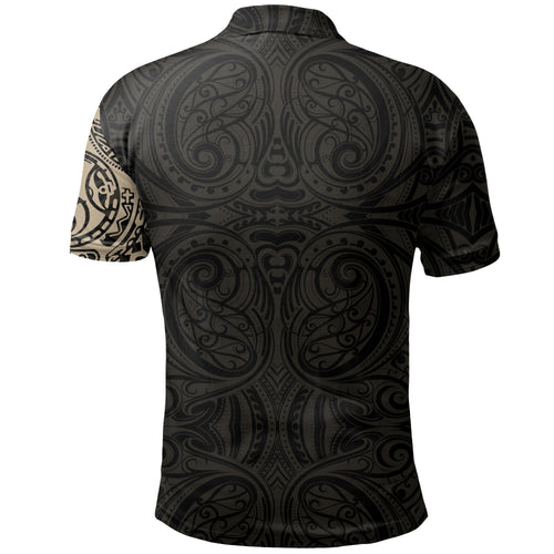 new-zealand-maori-polo-shirt-maori-warrior-tattoo-golf-shirts-tan