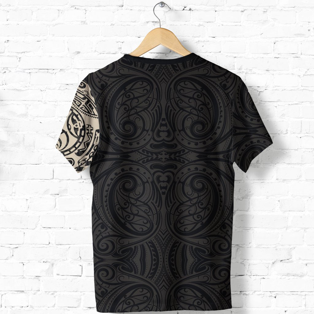 new-zealand-maori-t-shirt-maori-warrior-tattoo-shirt-tan