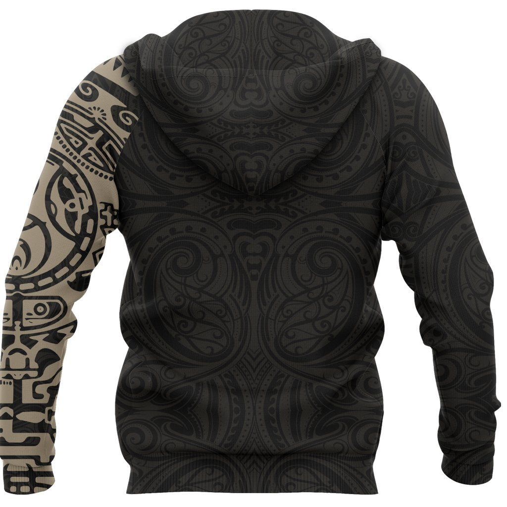 new-zealand-maori-hoodie-maori-warrior-tattoo-pullover-hoodie-tan-1