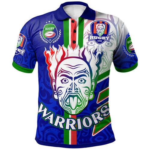 warriors-rugby-polo-shirt-custom-warriors-rugby-ball-maori-patterns-sport-style-polo-shirt