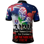 warriors-rugby-polo-shirt-custom-remember-them-red-poppy-flowers-polo-shirt
