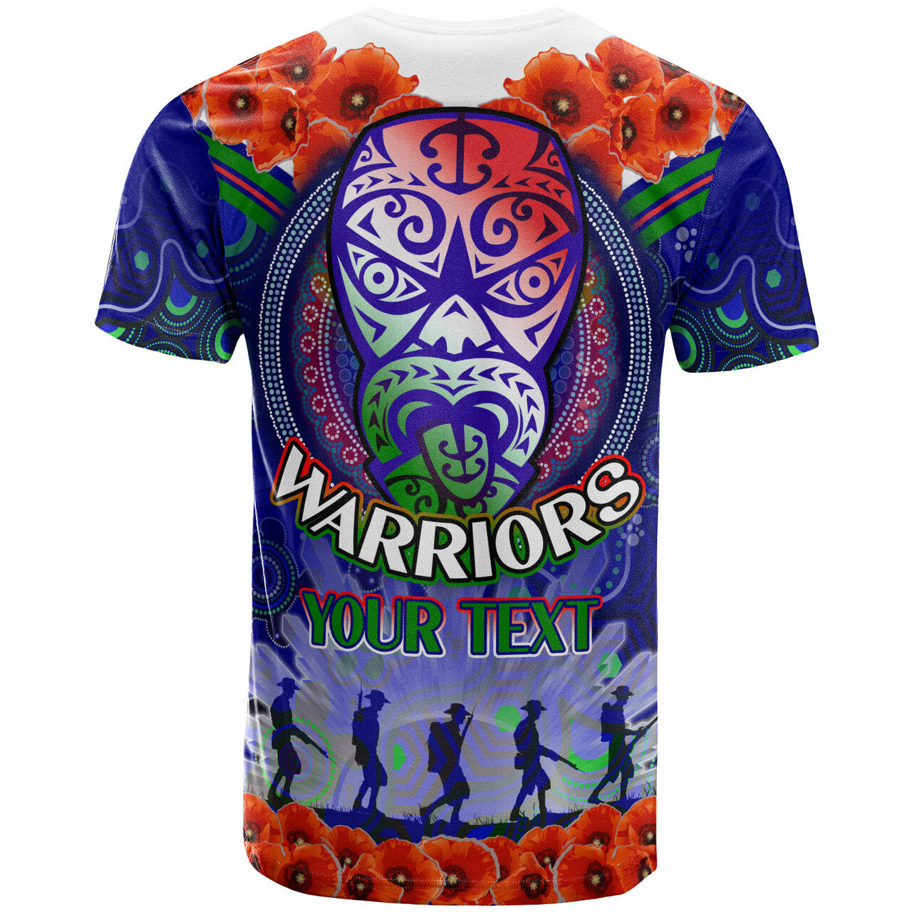 warriors-rugby-t-shirt-custom-anzac-warriors-aboriginal-dot-art-vector-painting-with-turtle-t-shirt