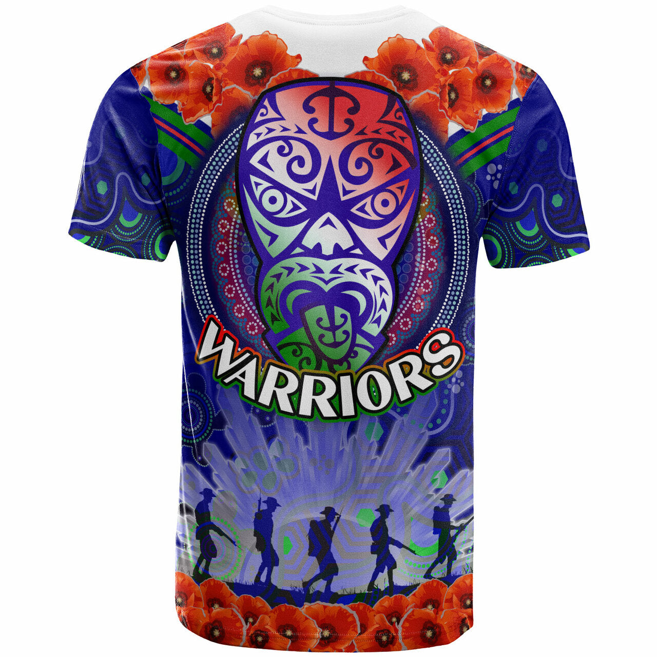 warriors-rugby-t-shirt-custom-anzac-warriors-aboriginal-dot-art-vector-painting-with-turtle-t-shirt