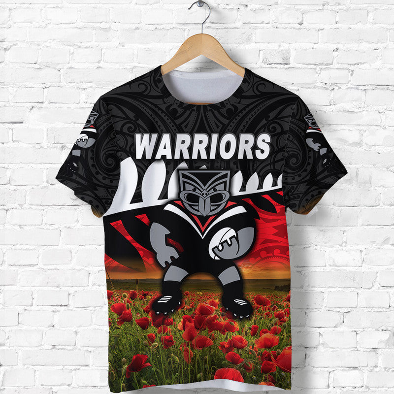 custom-personalised-new-zealand-warriors-anzac-2022-t-shirt-maori-poppy-flowers-vibes