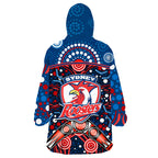 roosters-rugby-wearable-blanket-hoodie-boomerang-indigenous-dots