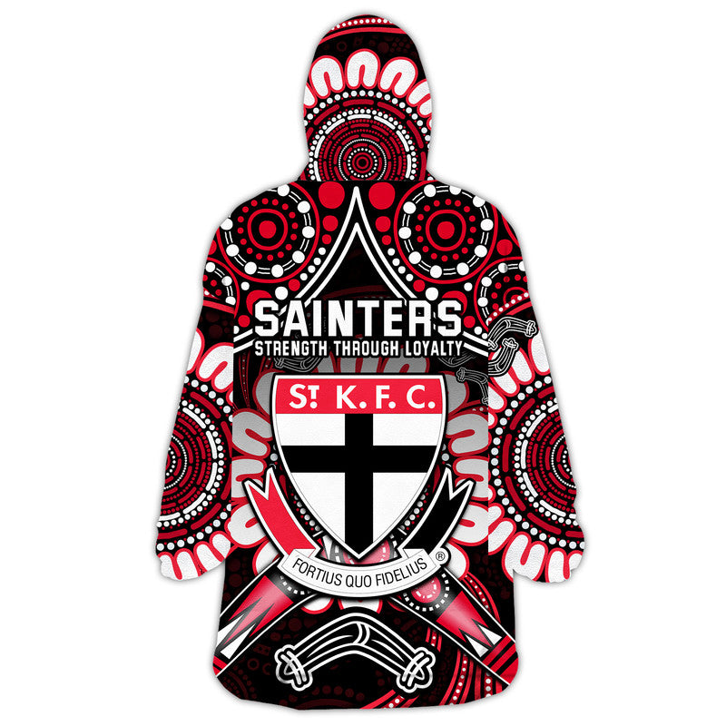 st-kilda-saints-wearable-blanket-hoodie-boomerang-indigenous-dots