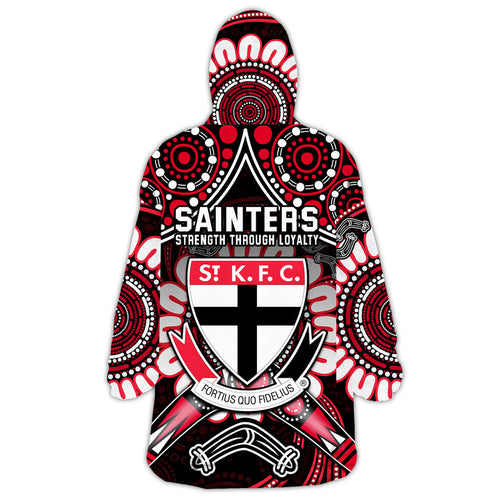 st-kilda-saints-wearable-blanket-hoodie-boomerang-indigenous-dots