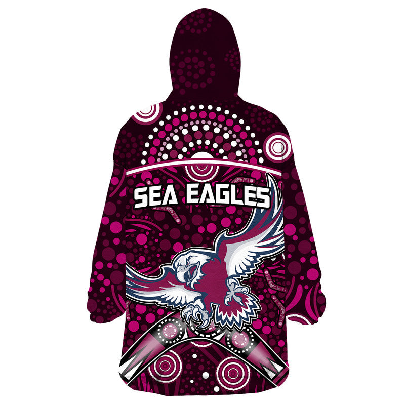 sea-eagles-rugby-wearable-blanket-hoodie-boomerang-indigenous-dots