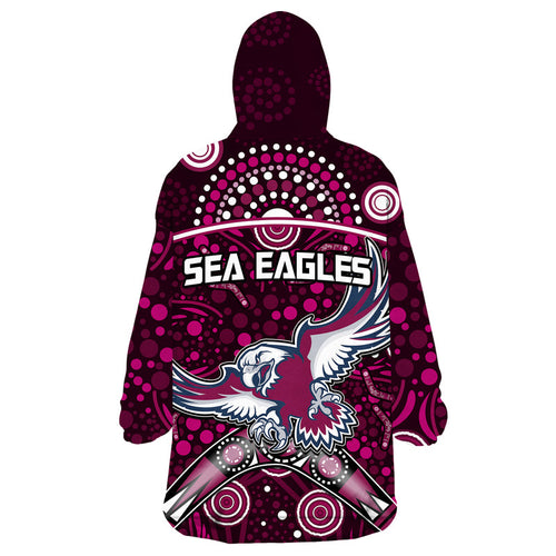 sea-eagles-rugby-wearable-blanket-hoodie-boomerang-indigenous-dots