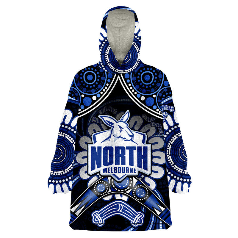 kangaroos-football-wearable-blanket-hoodie-boomerang-indigenous-dots