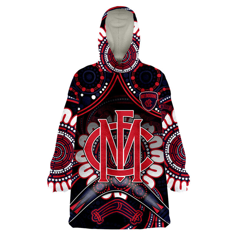 custom-personalised-demons-football-wearable-blanket-hoodie-boomerang-indigenous-dots