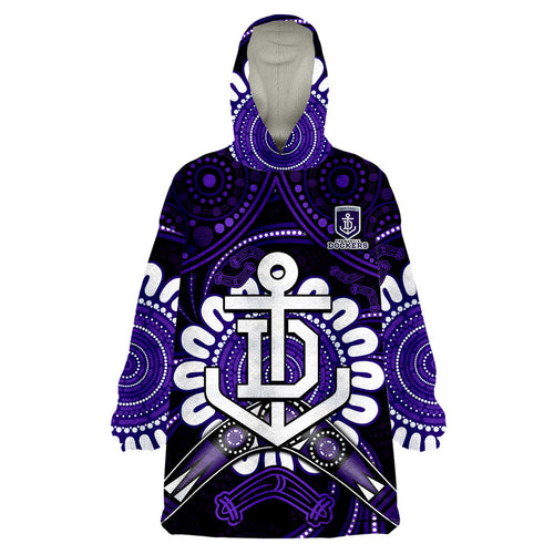 custom-personalised-dockers-football-wearable-blanket-hoodie-boomerang-indigenous-dots