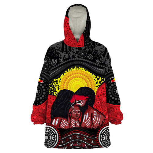 custom-personalised-australia-indigenous-aboriginal-family-wearable-blanket-hoodie