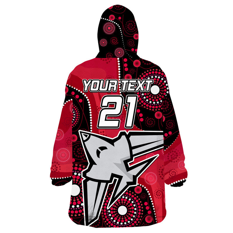 custom-personalised-essendon-football-aboriginal-bombers-wearable-blanket-hoodie