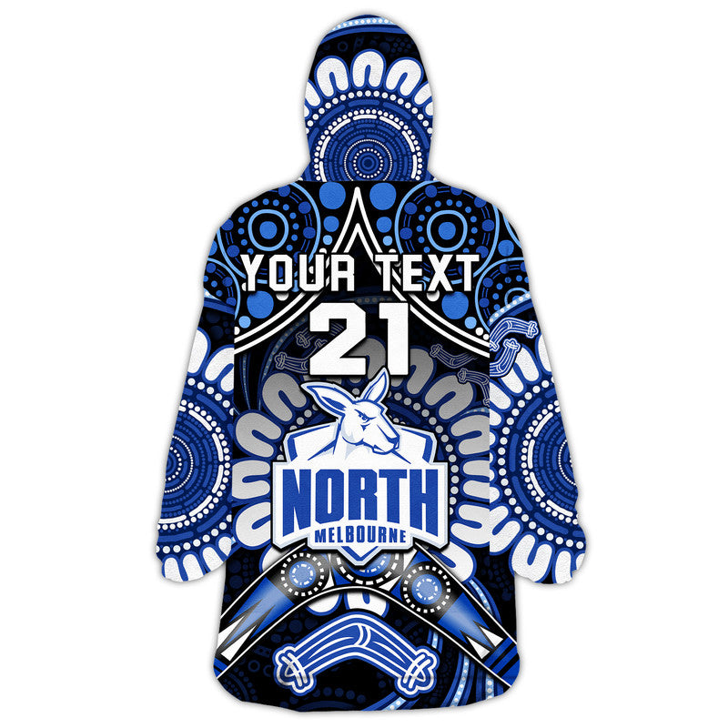 custom-personalised-kangaroos-football-wearable-blanket-hoodie-boomerang-indigenous-dots
