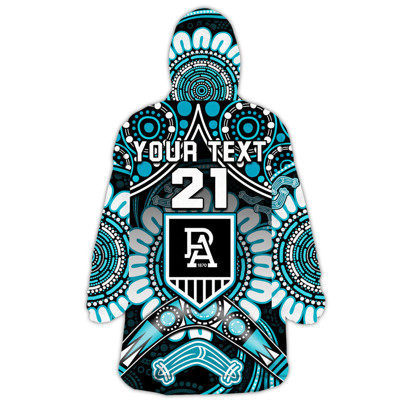 custom-personalised-port-adelaide-power-wearable-blanket-hoodie-boomerang-indigenous-dots