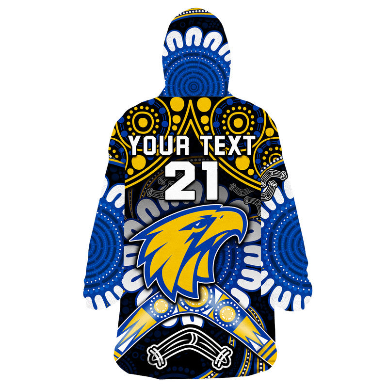 custom-personalised-west-coast-eagles-wearable-blanket-hoodie-boomerang-indigenous-dots