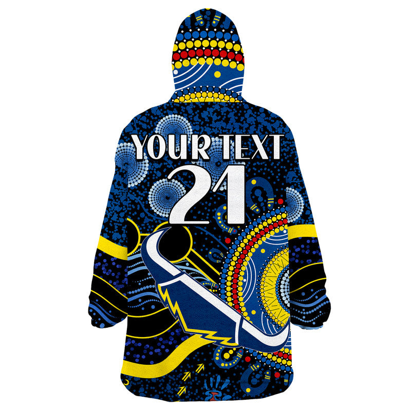 custom-personalised-cowboys-rugby-wearable-blanket-hoodie-aboriginal-dots-version
