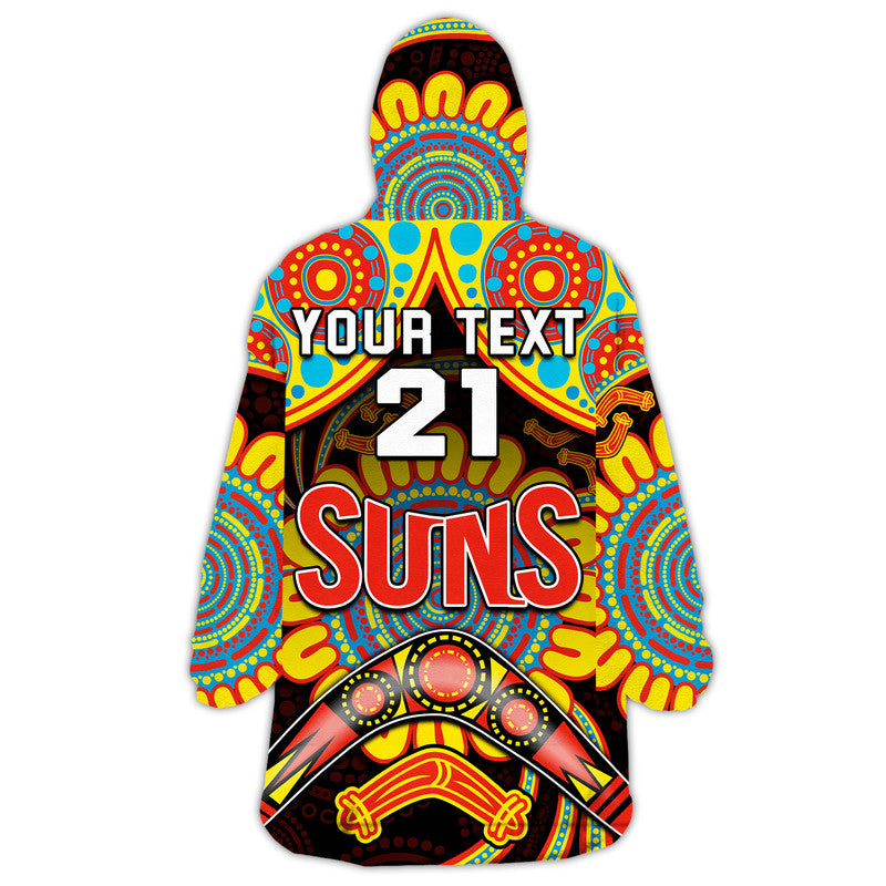 custom-personalised-suns-football-wearable-blanket-hoodie-boomerang-indigenous-dots
