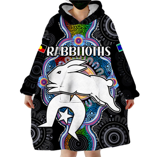rabbitoths-naidoc-week-2022-wearable-blanket-hoodie-indigenous