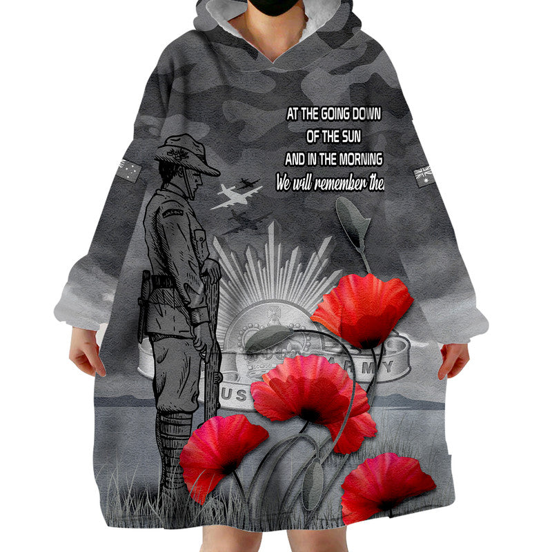 remembrance-day-wearable-blanket-hoodie-soldier-australian-army-rising-sun-with-red-poppy