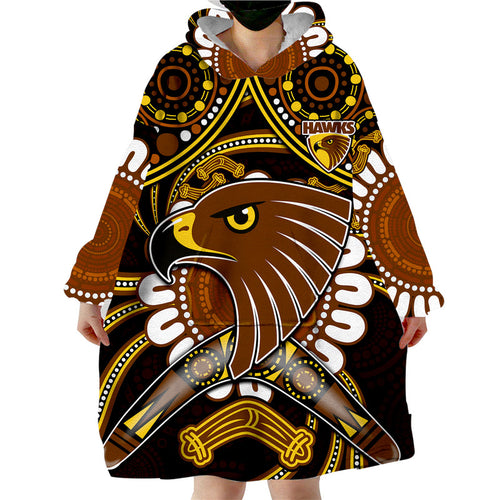 hawks-football-wearable-blanket-hoodie-boomerang-indigenous-dots