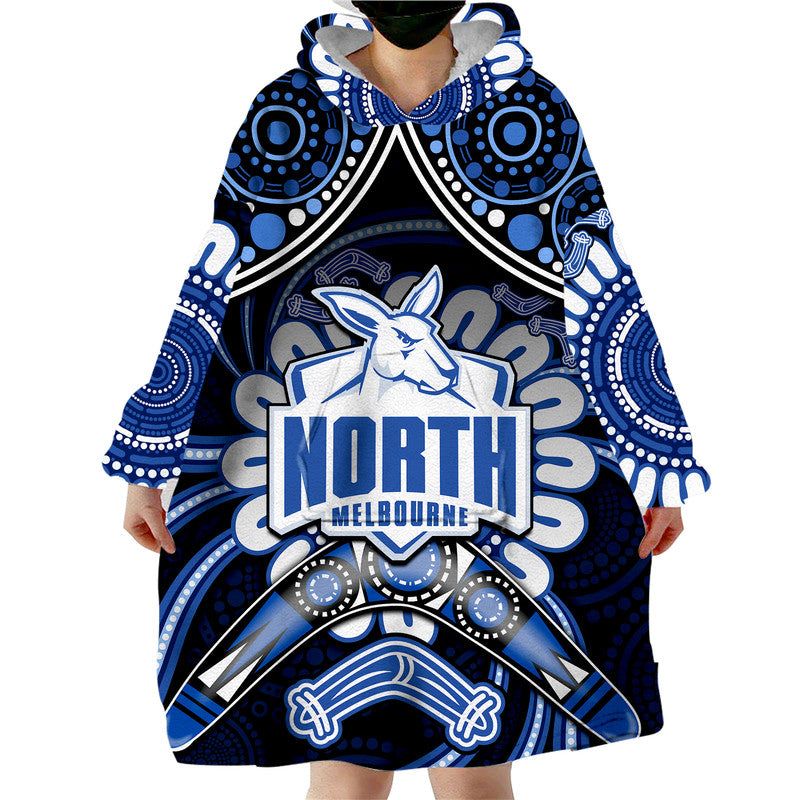 kangaroos-football-wearable-blanket-hoodie-boomerang-indigenous-dots