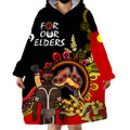 custom-personalised-naidoc-2023-indigenous-wearable-blanket-hoodie-australia-map-with-golden-wattle