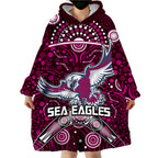custom-personalised-sea-eagles-rugby-wearable-blanket-hoodie-boomerang-indigenous-dots