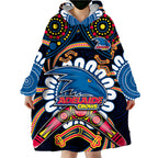 adelaide-crows-football-wearable-blanket-hoodie-boomerang-indigenous-dots