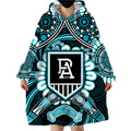 port-adelaide-power-wearable-blanket-hoodie-boomerang-indigenous-dots
