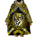 richmond-tigers-football-wearable-blanket-hoodie-boomerang-indigenous-dots