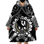 custom-personalised-magpies-football-wearable-blanket-hoodie-boomerang-indigenous-dots