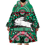 custom-personalised-south-sydney-indigenous-rabbitohs-dot-art-style-wearable-blanket-hoodie
