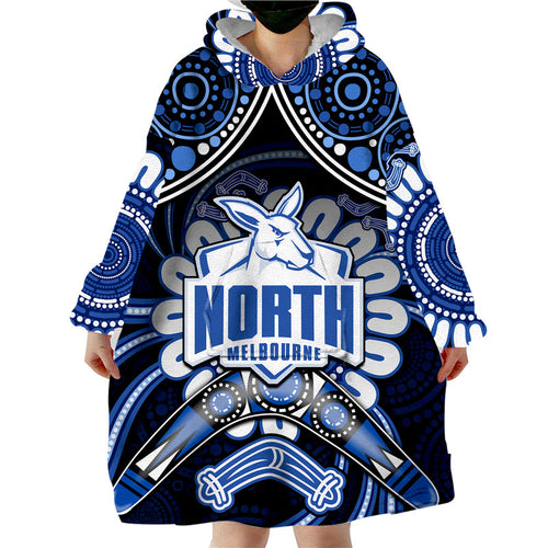 custom-personalised-kangaroos-football-wearable-blanket-hoodie-boomerang-indigenous-dots