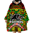 custom-personalised-panthers-rugby-wearable-blanket-hoodie-boomerang-indigenous-dots