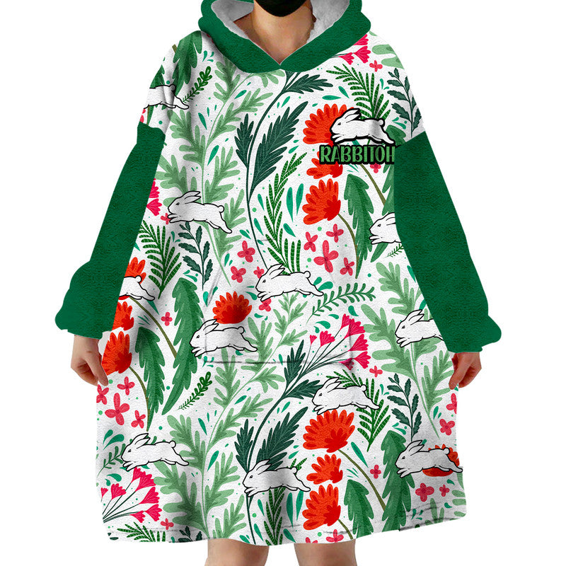 rabbitohs-poppy-flowers-field-wearable-blanket-hoodie