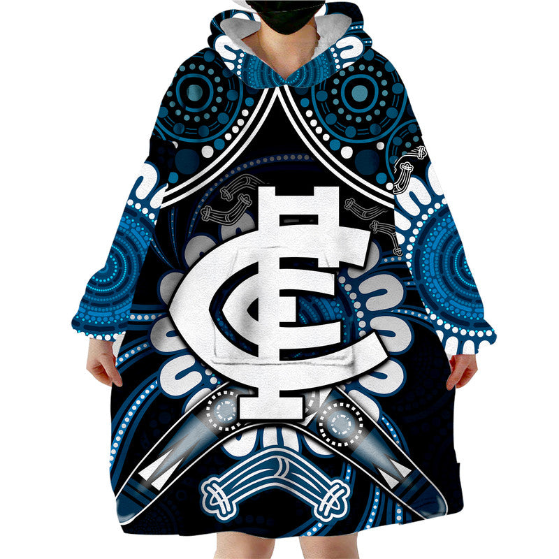 blues-football-wearable-blanket-hoodie-boomerang-indigenous-dots