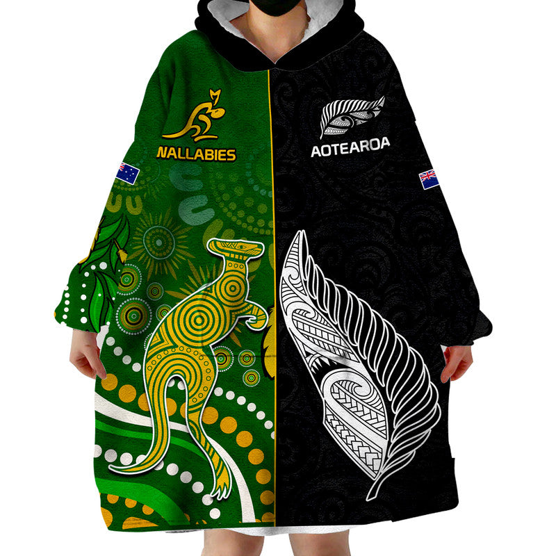 aotearoa-rugby-all-black-combine-australia-wallabies-wearable-blanket-hoodie-aboriginal-kangaroo-and-maori-fern