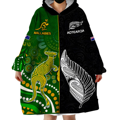 aotearoa-rugby-all-black-combine-australia-wallabies-wearable-blanket-hoodie-aboriginal-kangaroo-and-maori-fern