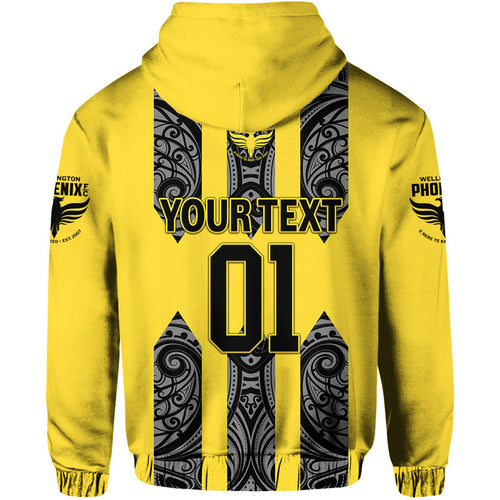 custom-personalised-wellington-phoenix-the-nix-maori-zip-up-and-pullover-hoodie-soccer-club-original-style-yellow